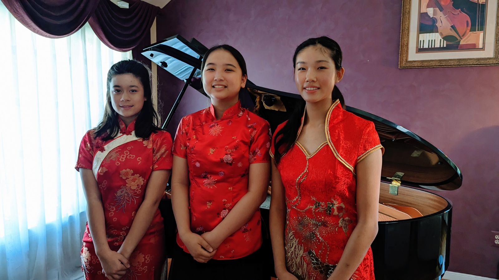 Lily Shen, Annabella Du, and Joy Newberger Charleston International